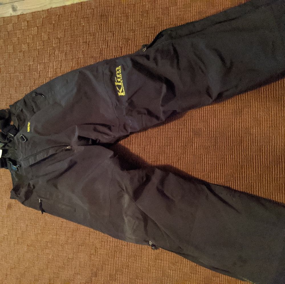 Klim Gore-Tex snowmobile bibs